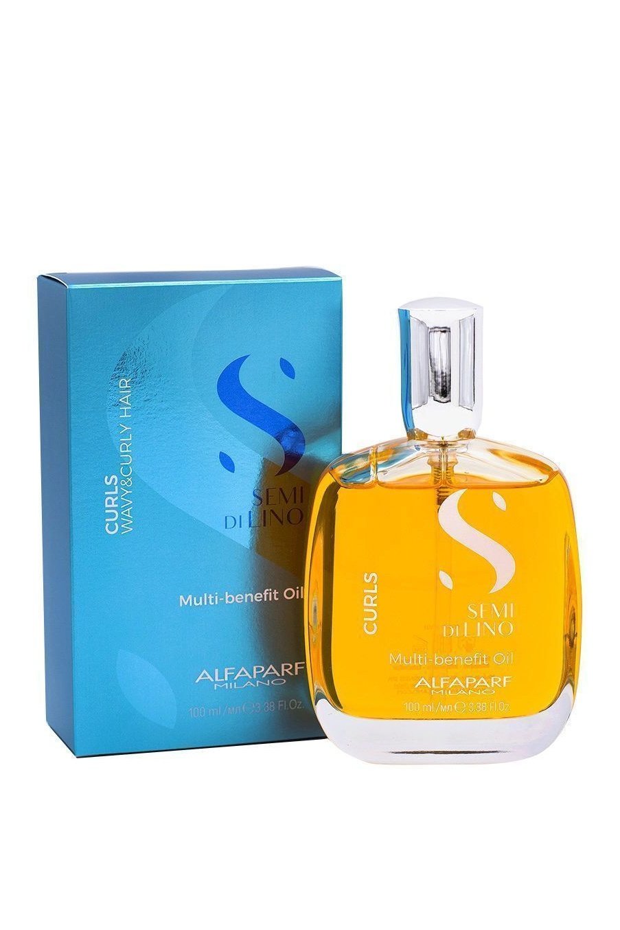 Alfaparf Semi di Lino Curls Multi Benefit Aceite Hidratante Cabello Rizado 100ml