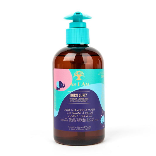 As I Am Born Curly Aloe Shampoo & Wash 240ml
