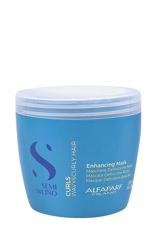 Alfaparf Semi di Lino Curls Mascarilla Hidratante para Cabello Rizado 500ml
