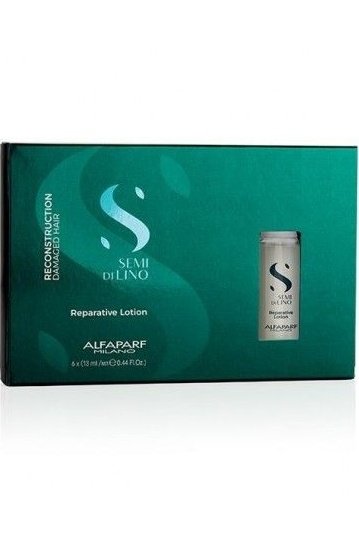 Alfaparf Semi Di Lino Reconstrucción Reparativa Loción 6 Ampollas 13 ml