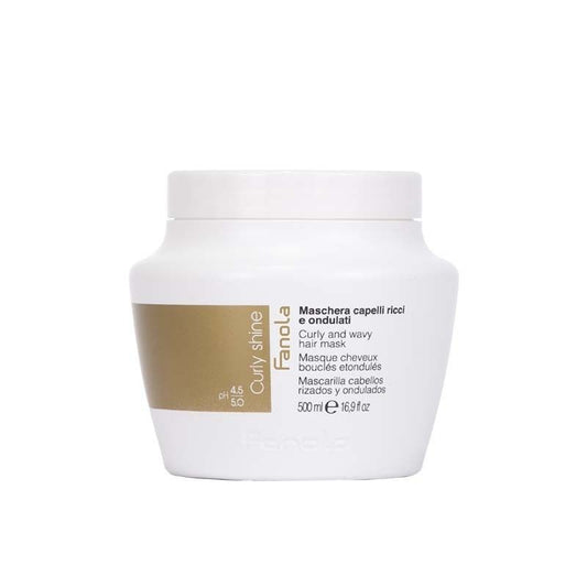 Fanola Curly Shine Mascarilla Capilar Rizada y Ondulada 500ml